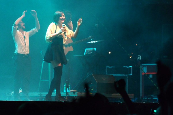 Colotis Zoé . Caravan Palace (Frankreich) . TFF . Rudolstadt . 2015 (Foto: Andreas Kuhrt)