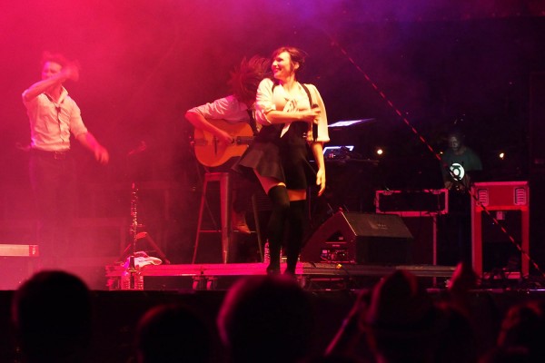 Colotis Zoé . Caravan Palace (Frankreich) . TFF . Rudolstadt . 2015 (Foto: Andreas Kuhrt)