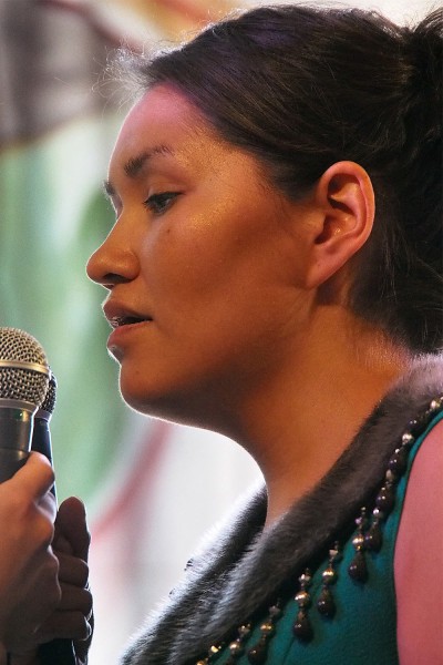 Karen Flaherty . Katajjacoustic (Nunavut/Kanada) . TFF . Rudolstadt . 2015 (Foto: Andreas Kuhrt)