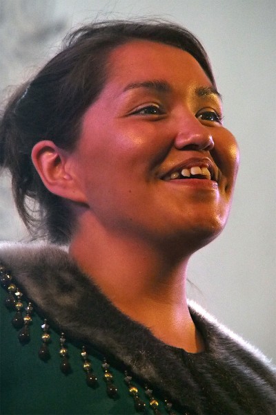 Karen Flaherty . Katajjacoustic (Nunavut/Kanada) . TFF . Rudolstadt . 2015 (Foto: Andreas Kuhrt)