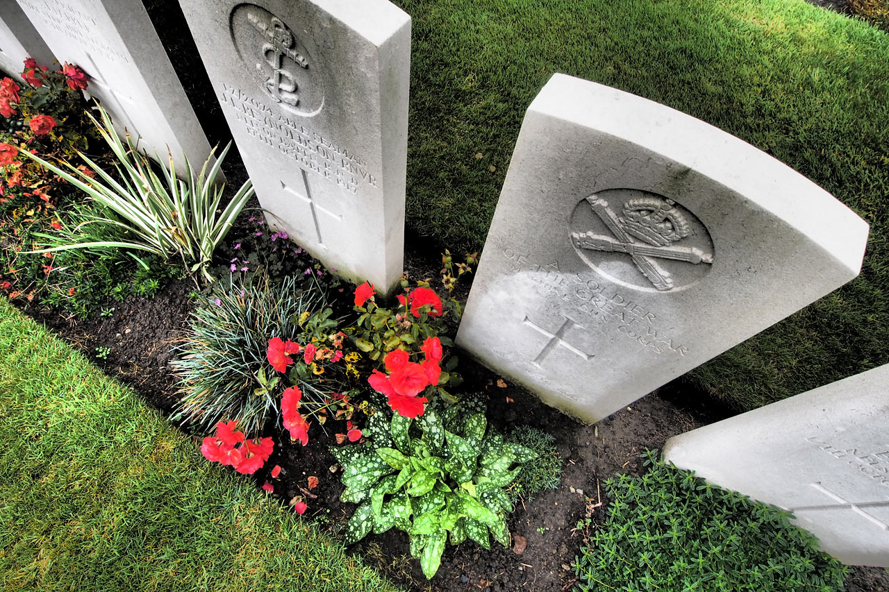 Tyne Cot Cemetery bei Passendale . Fotoclubtour Flandern 2013 (Foto: Andreas Kuhrt)