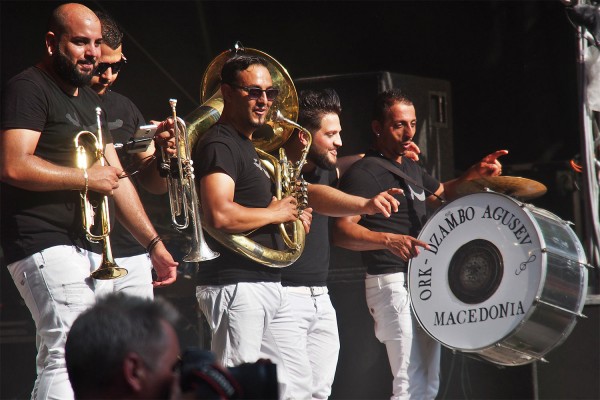 Džambo Aguševi Orchestar (Mazedonien) . TFF . Rudolstadt . 2015 (Foto: Andreas Kuhrt)