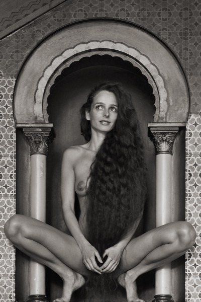 Mauerblümchen (Nadine) . Orientalische Sauna . Stadtbad Leipzig . 2015 (Foto: Andreas Kuhrt)