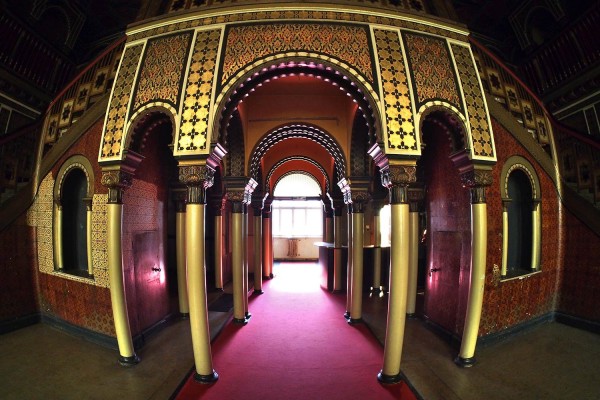 Säulengang . Orientalische Sauna . Stadtbad Leipzig . 2015 (Foto: Andreas Kuhrt)