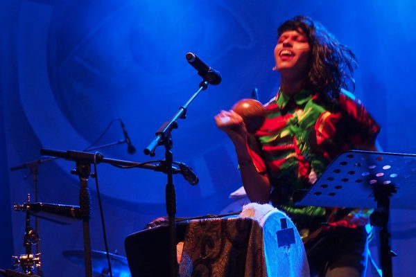 Liliana Conde . M.A.K.U. Soundsystem (Kolumbien/USA) . Rudolstadt Festival . 2016 (Foto: Andreas Kuhrt)