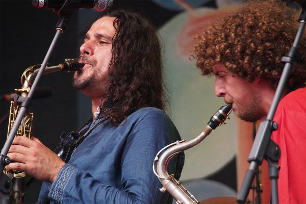 Charley Rose, Illyes Ferfera . Gabacho Maroc (Frankreich/Spanien/Marokko) . Rudolstadt Festival . 2016 (Foto: Andreas Kuhrt)