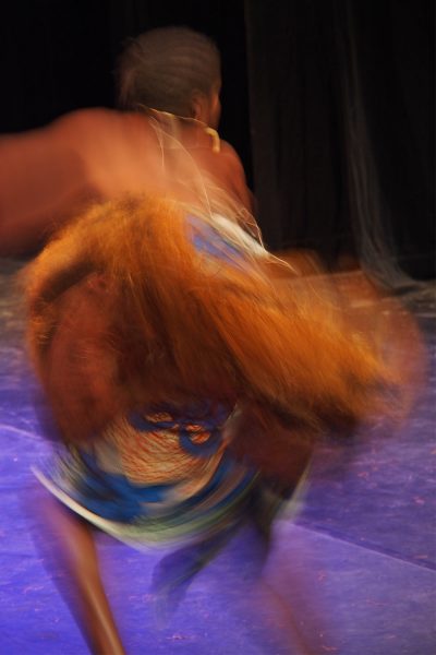 Hélène Mameke, Säng-/Tänzerin der Aka-Pygmäen . Ndima (Kongo) . Rudolstadt Festival . 2016 (Foto: Andreas Kuhrt)