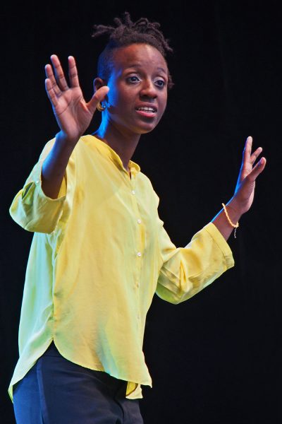 Gasandji (Kongo/Frankreich) . Rudolstadt Festival . 2016 (Foto: Andreas Kuhrt)