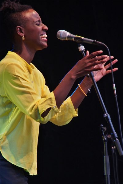 Gasandji (Kongo/Frankreich) . Rudolstadt Festival . 2016 (Foto: Andreas Kuhrt)