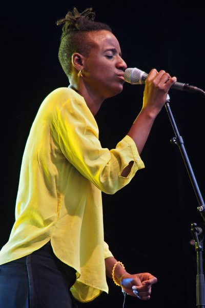 Gasandji (Kongo/Frankreich) . Rudolstadt Festival . 2016 (Foto: Andreas Kuhrt)