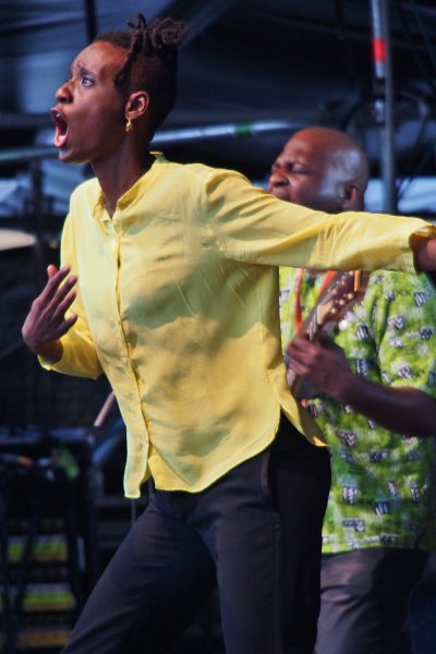 Gasandji (Kongo/Frankreich) . Rudolstadt Festival . 2016 (Foto: Andreas Kuhrt)