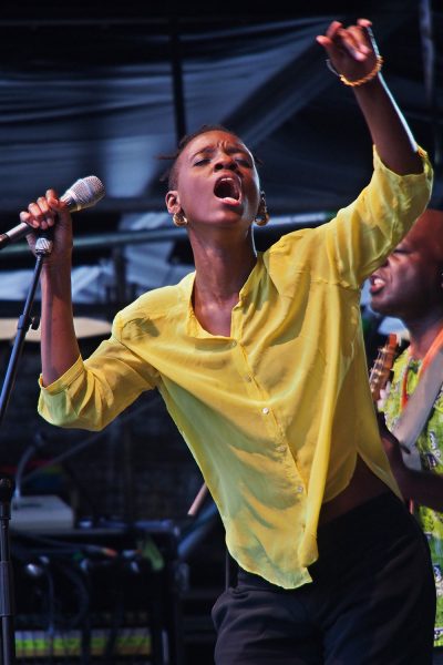 Gasandji (Kongo/Frankreich) . Rudolstadt Festival . 2016 (Foto: Andreas Kuhrt)