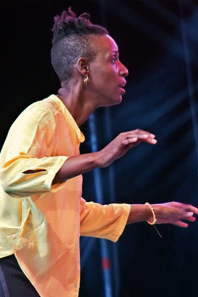 Gasandji (Kongo/Frankreich) . Rudolstadt Festival . 2016 (Foto: Andreas Kuhrt)