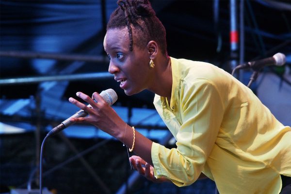 Gasandji (Kongo/Frankreich) . Rudolstadt Festival . 2016 (Foto: Andreas Kuhrt)