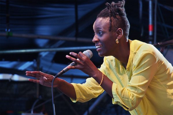 Gasandji (Kongo/Frankreich) . Rudolstadt Festival . 2016 (Foto: Andreas Kuhrt)