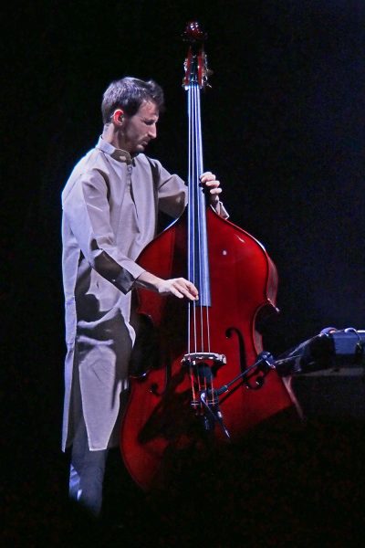 Tom Farmer (Kontrabass) (England) . Anoushka Shankar (England/Indien) & Band . Rudolstadt Festival . 2016 (Foto: Andreas Kuhrt)