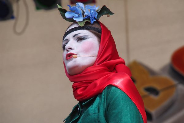 Solomiya Melnik . Dakh Daughters (Ukraine) . Rudolstadt Festival . 2016 (Foto: Andreas Kuhrt)