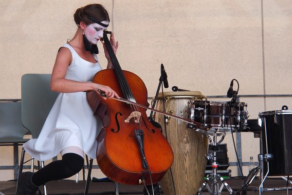 Solomiya Melnik . Dakh Daughters (Ukraine) . Rudolstadt Festival . 2016 (Foto: Andreas Kuhrt)