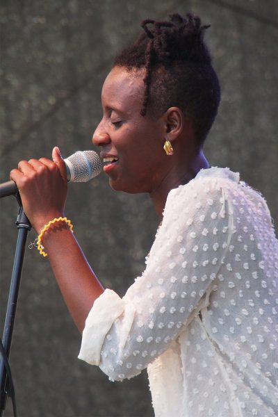 Gasandji (Kongo/Frankreich) . Rudolstadt Festival . 2016 (Foto: Andreas Kuhrt)