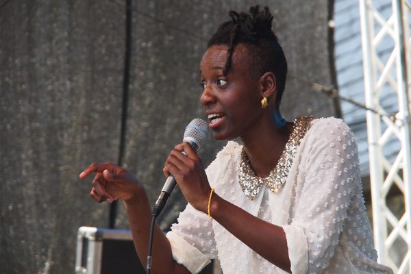 Gasandji (Kongo/Frankreich) . Rudolstadt Festival . 2016 (Foto: Andreas Kuhrt)