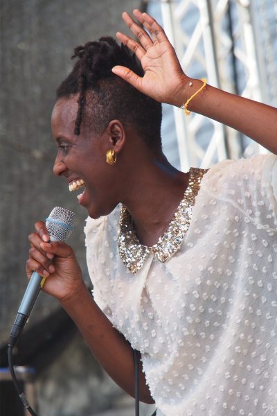 Gasandji (Kongo/Frankreich) . Rudolstadt Festival . 2016 (Foto: Andreas Kuhrt)