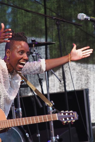 Gasandji (Kongo/Frankreich) . Rudolstadt Festival . 2016 (Foto: Andreas Kuhrt)