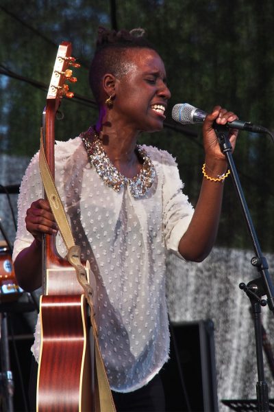 Gasandji (Kongo/Frankreich) . Rudolstadt Festival . 2016 (Foto: Andreas Kuhrt)