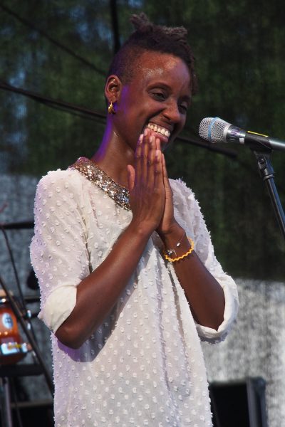 Gasandji (Kongo/Frankreich) . Rudolstadt Festival . 2016 (Foto: Andreas Kuhrt)