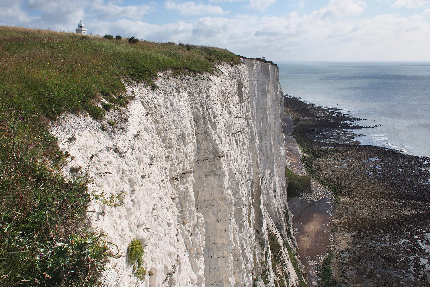 Kreidefelsen bei Dover . Kent . Südengland (Foto: Andreas Kuhrt)