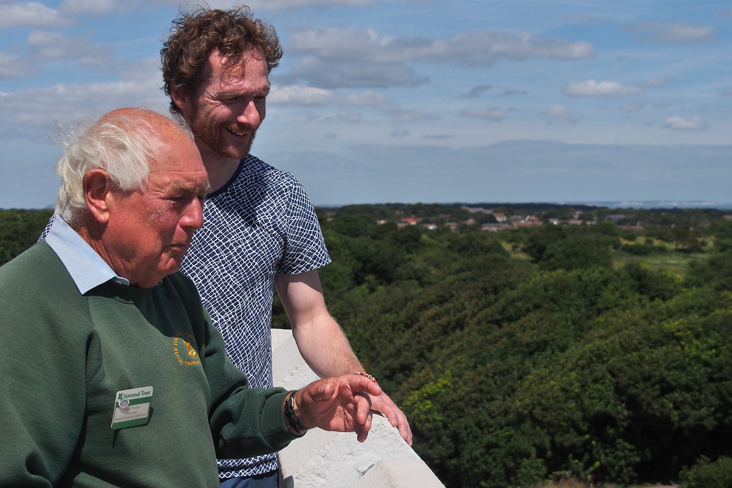 Museumsführer Derek Noden . South Foreland Lighthouse . Dover Kreideküste . England (Foto: Andreas Kuhrt 2016)