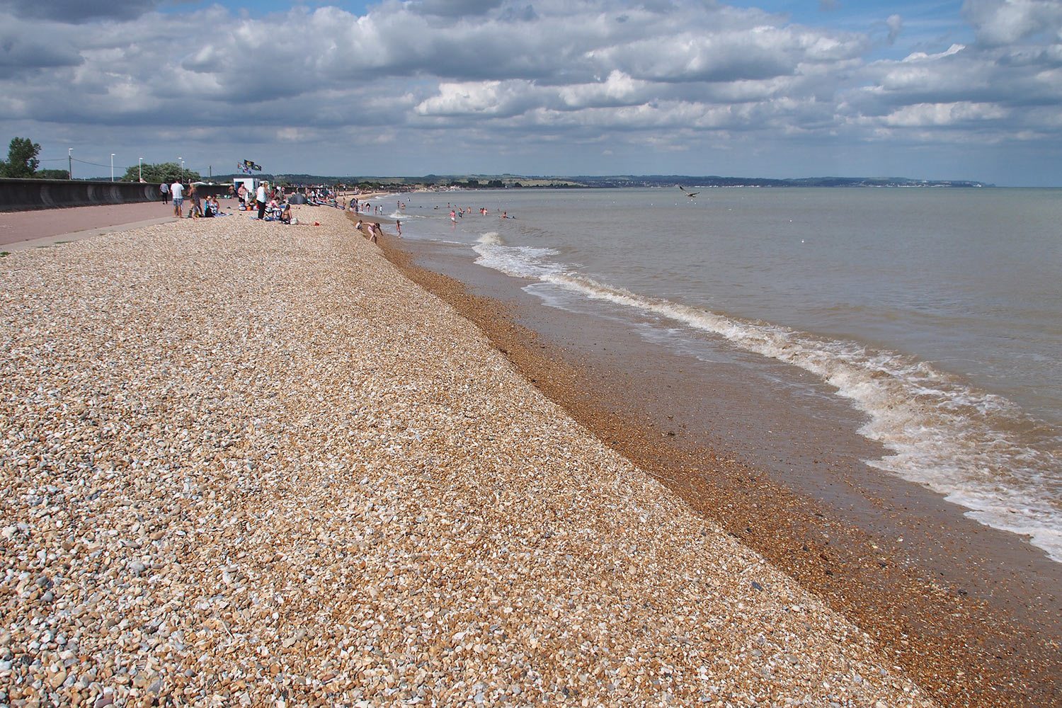 Strand bei St. Mary's Bay . England (Foto: Andreas Kuhrt 2016)