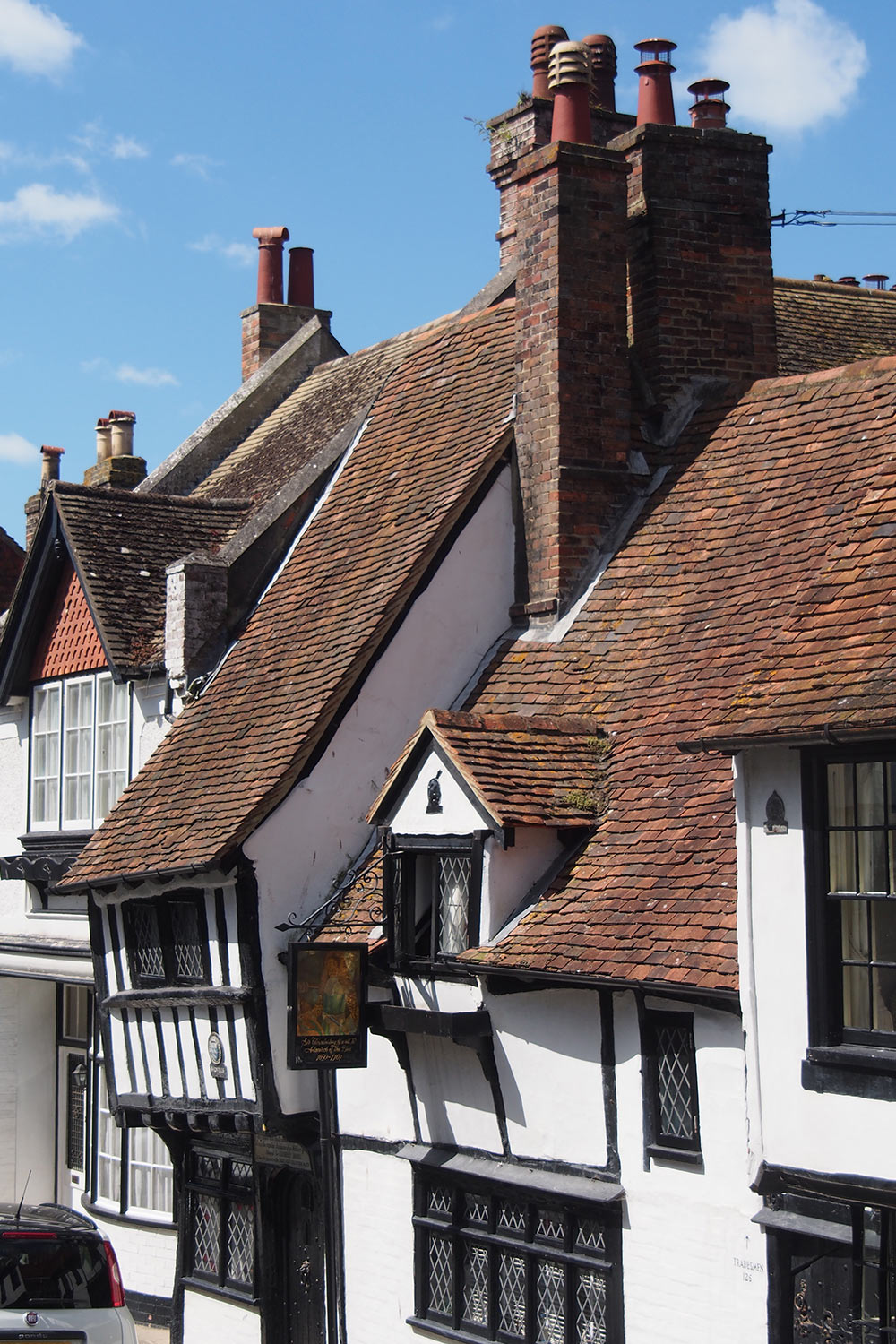 All Saints' Street . historische Altstadt von Hastings . England (Foto: Andreas Kuhrt 2016)