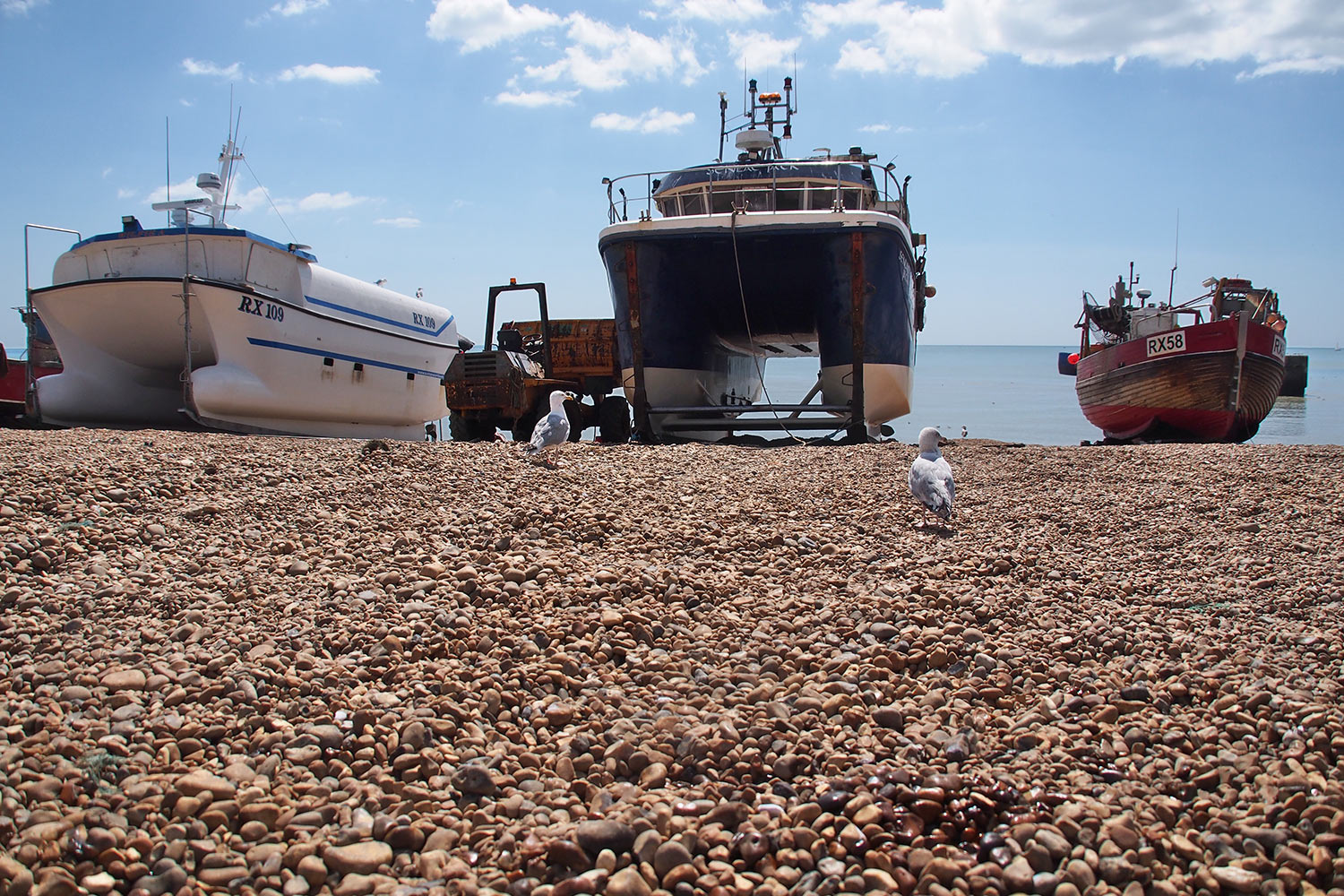 Am Fischereistrand . The Stade . Hastings . England (Foto: Andreas Kuhrt 2016)