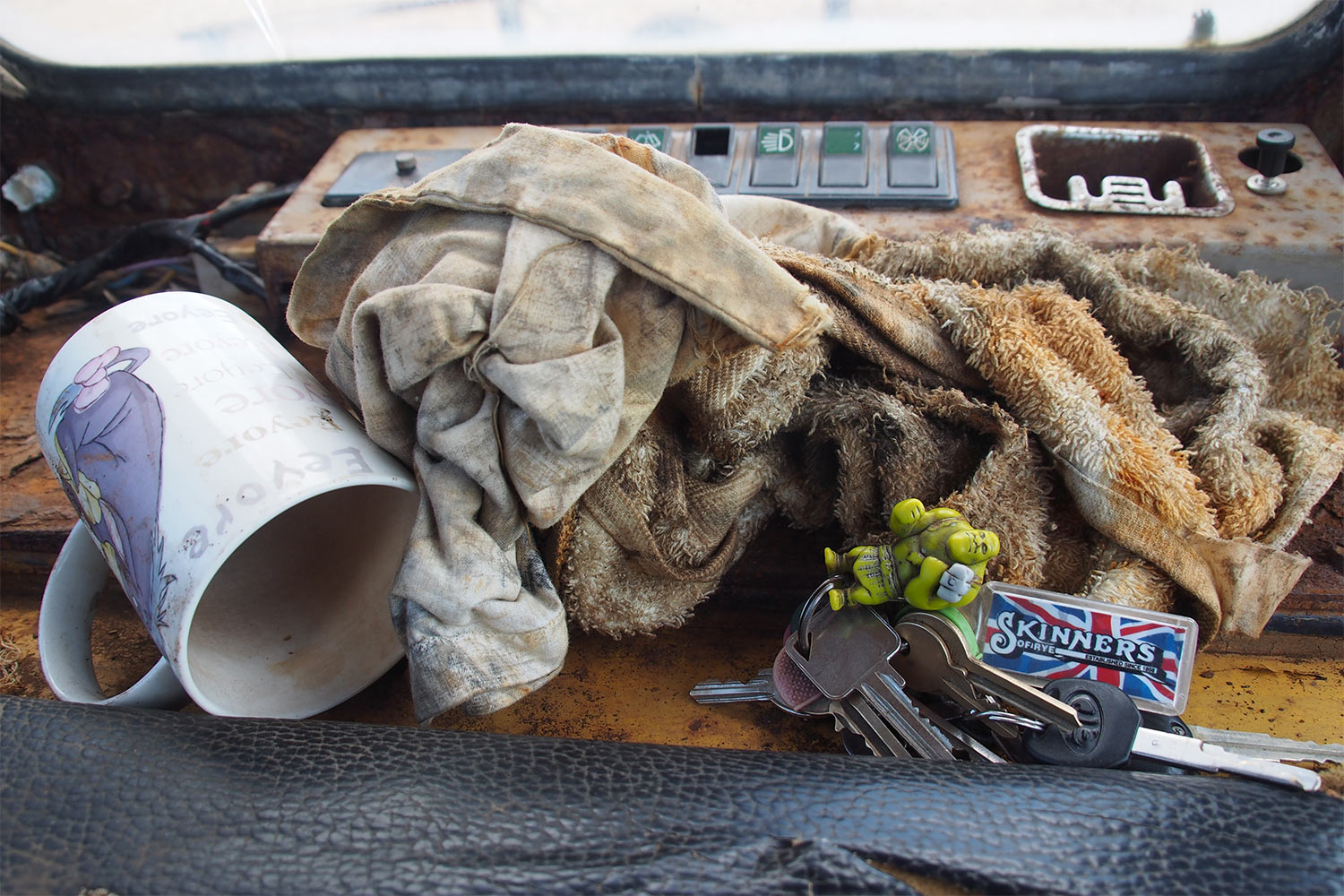 Zugmaschine am Fischereistrand . Hastings . England (Foto: Andreas Kuhrt 2016)