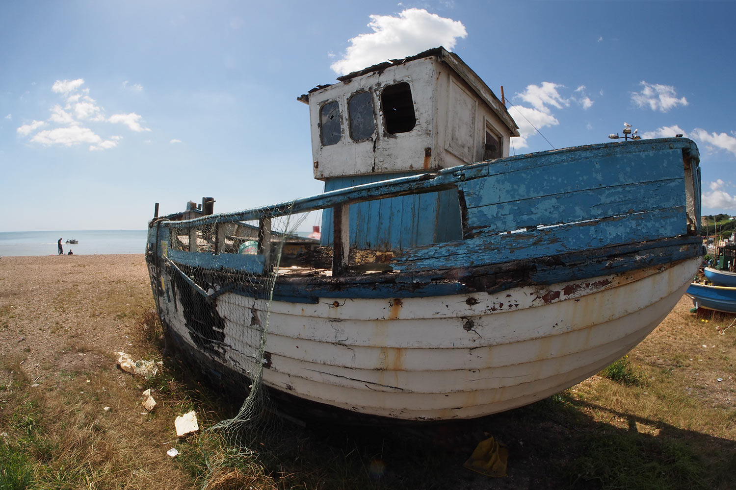 Am Fischereistrand . Hastings . England (Foto: Andreas Kuhrt 2016)