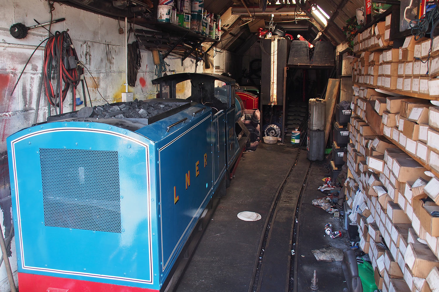 Hastings Miniature Railways . Werkstatt Rock-a-Nore Station . England (Foto: Andreas Kuhrt 2016)