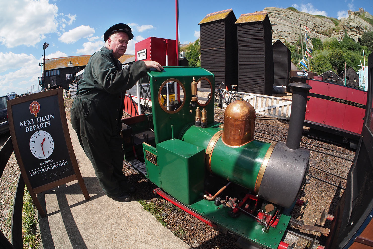 Hastings Miniature Railways . Rock-a-Nore Station . England (Foto: Andreas Kuhrt 2016)