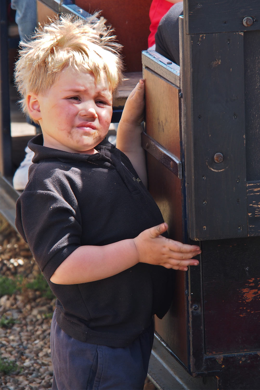 Eisenbahner-Nachwuchs . Hastings Miniature Railways . England (Foto: Andreas Kuhrt 2016)