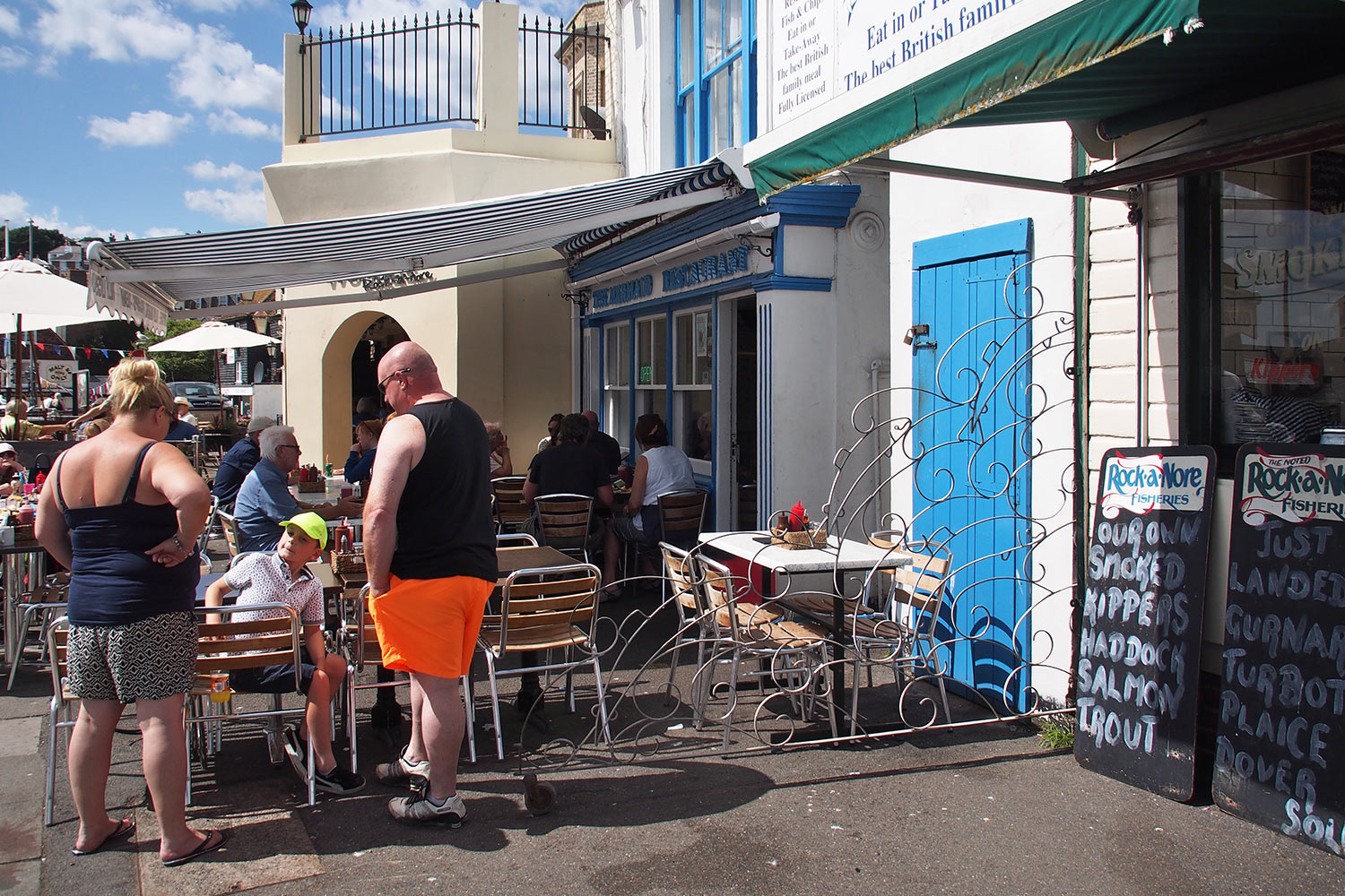 Fish-n-Chips-Restaurant "Mermaid" . Hastings . England (Foto: Andreas Kuhrt 2016)