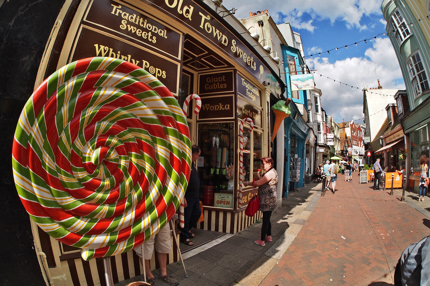 "Old Town Sweets" . George Street . Hastings . England (Foto: Andreas Kuhrt 2016)