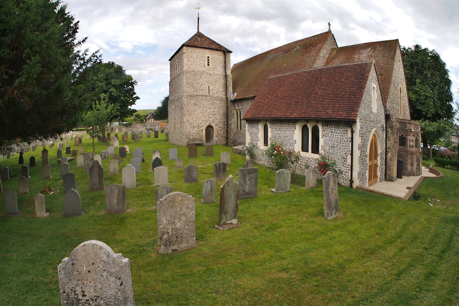 East Dean Church . bei Birling Gap . England (Foto: Andreas Kuhrt 2016)