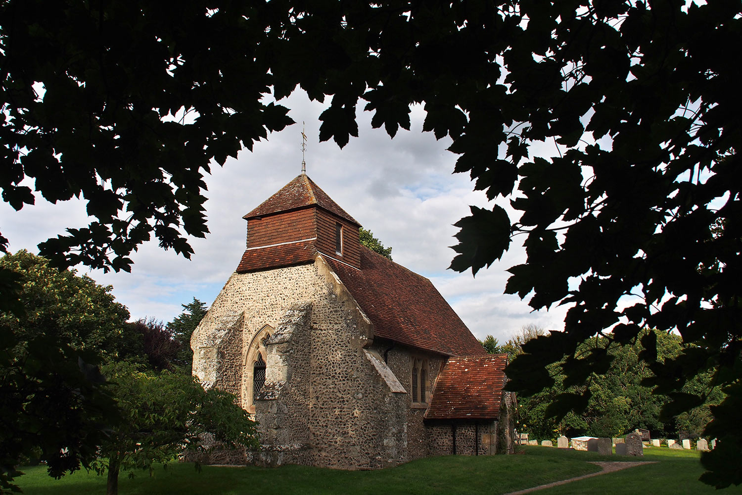 Friston Church St. Mary . bei Birling Gap . England (Foto: Andreas Kuhrt 2016)