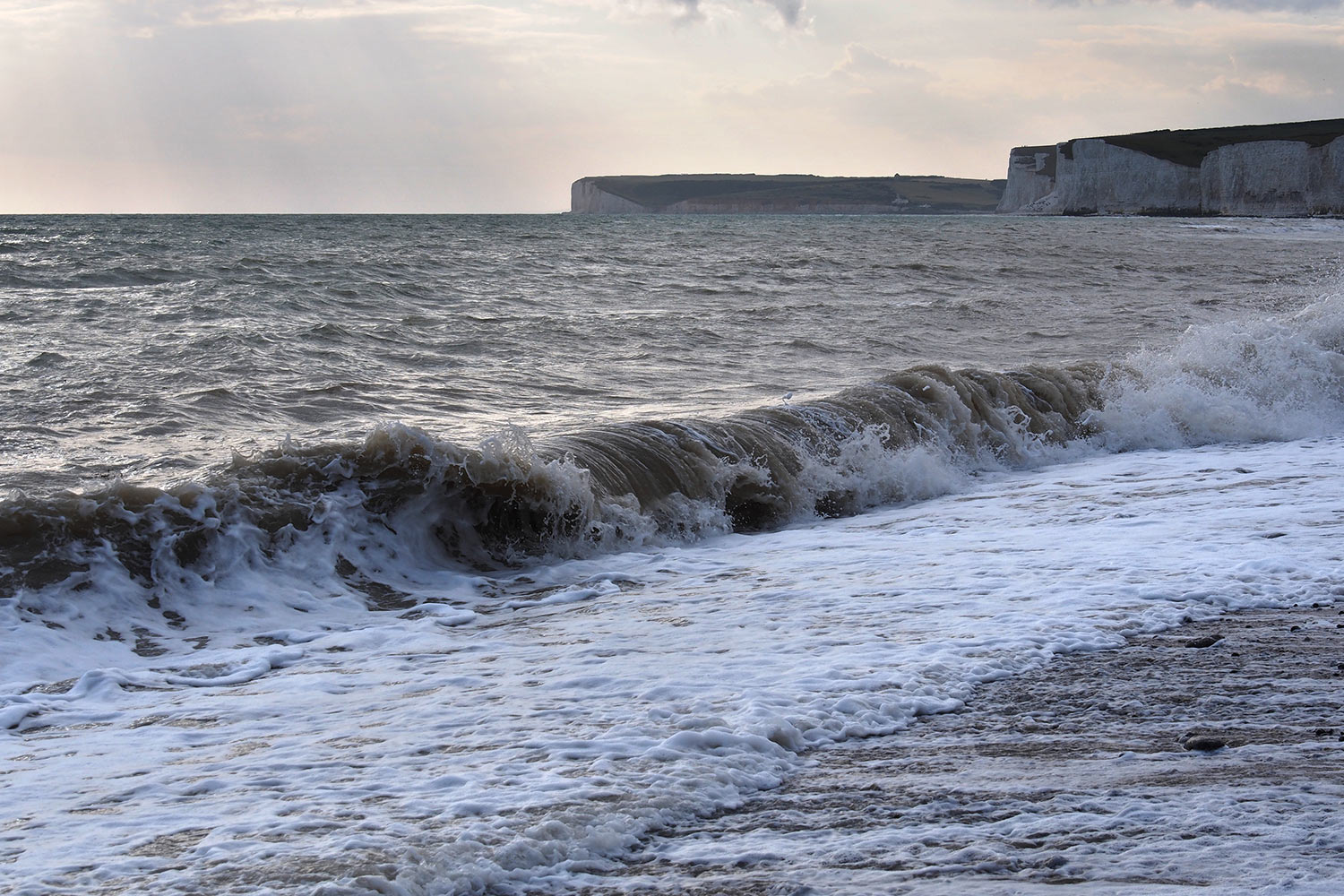 Brandung . Birling Gap . England (Foto: Andreas Kuhrt 2016)