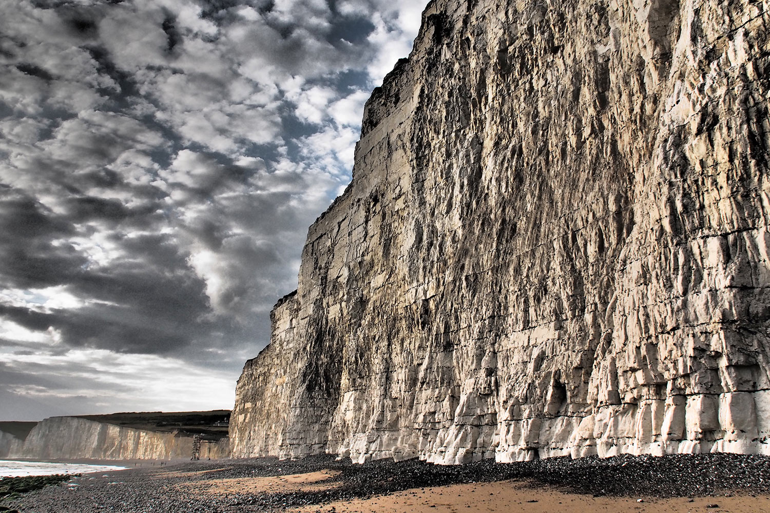 Steilküste . Birling Gap . England (Foto: Andreas Kuhrt 2016)