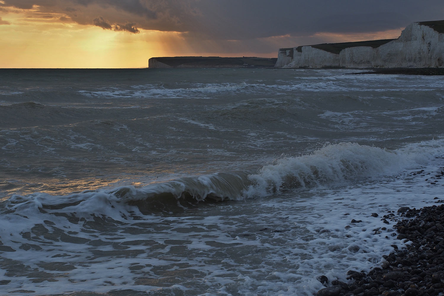 Brandung . Birling Gap . England (Foto: Andreas Kuhrt 2016)