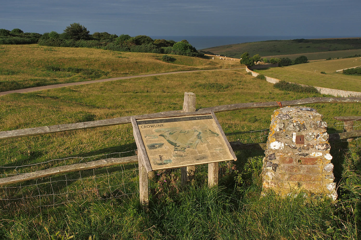 Wandergebiet Crowlink . bei Birling Gap . England (Foto: Andreas Kuhrt 2016)