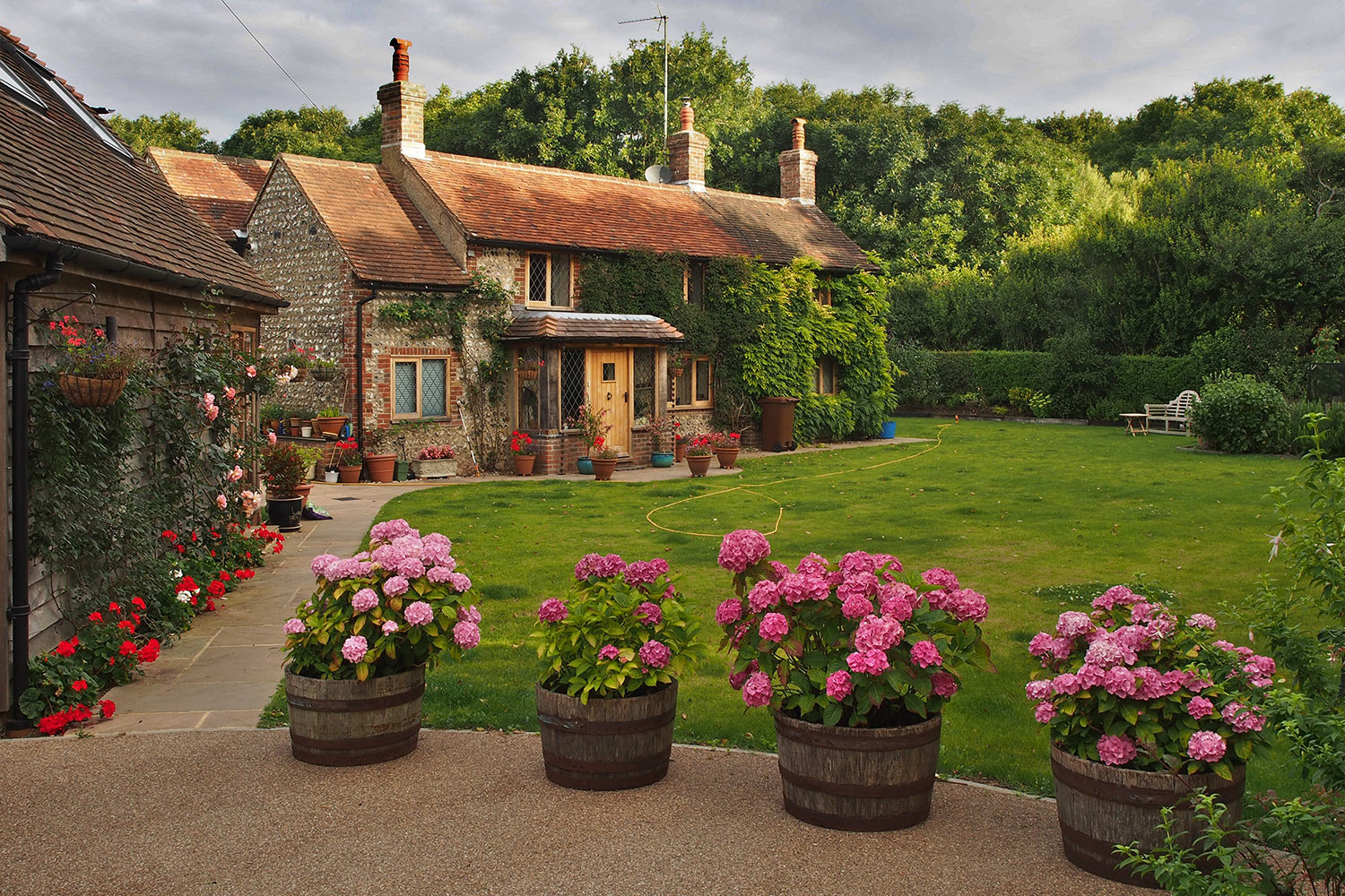 Haus in Friston . bei Birling Gap . England (Foto: Andreas Kuhrt 2016)