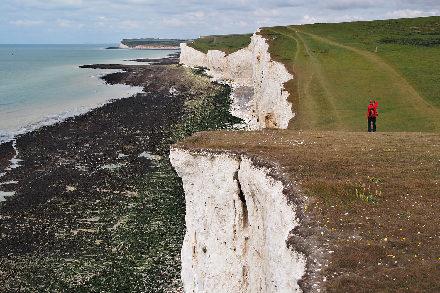 Sieben Schwestern Wanderweg . bei Birling Gap . England (Foto: Andreas Kuhrt 2016)