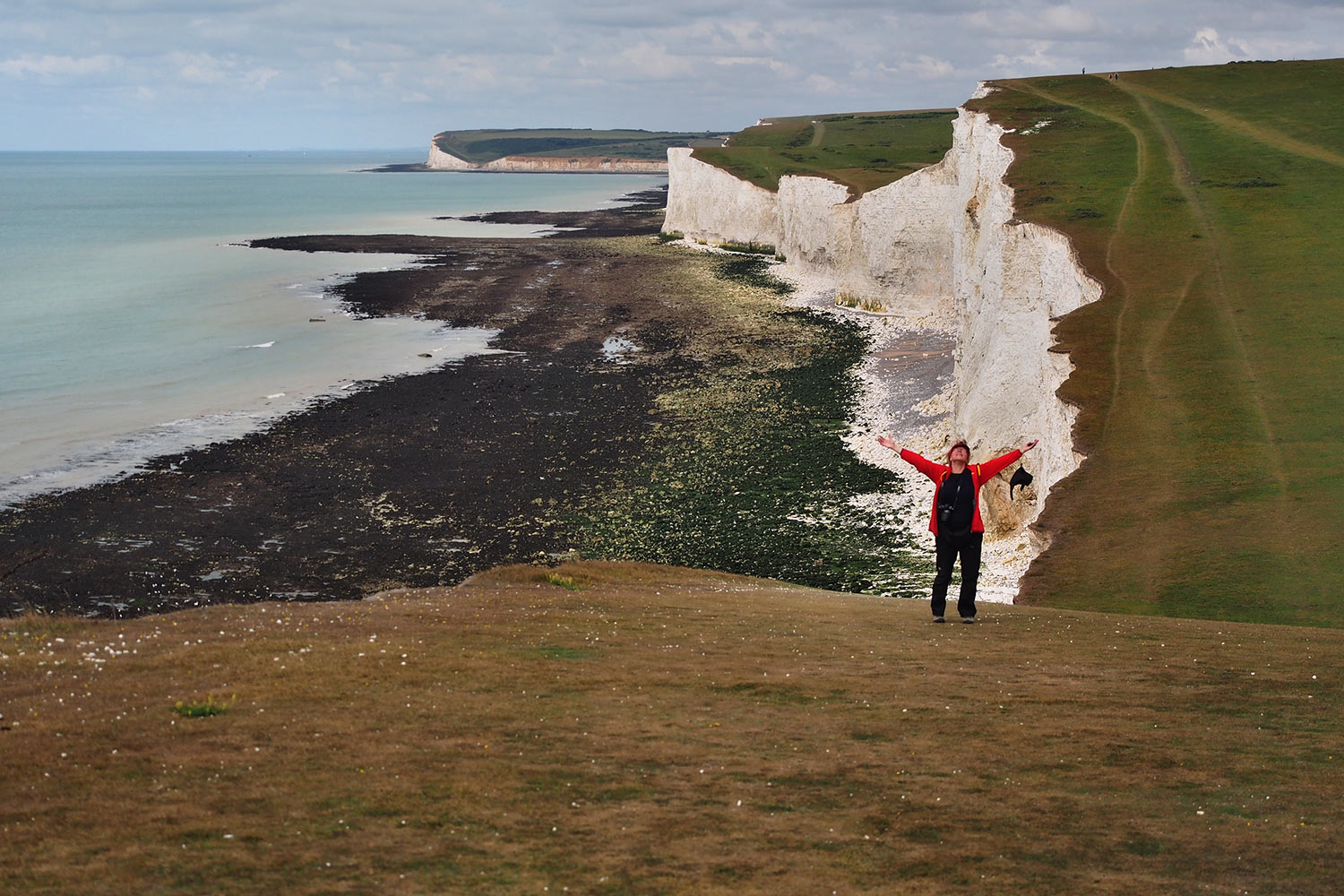 Sieben Schwestern Wanderweg . bei Birling Gap . England (Foto: Andreas Kuhrt 2016)