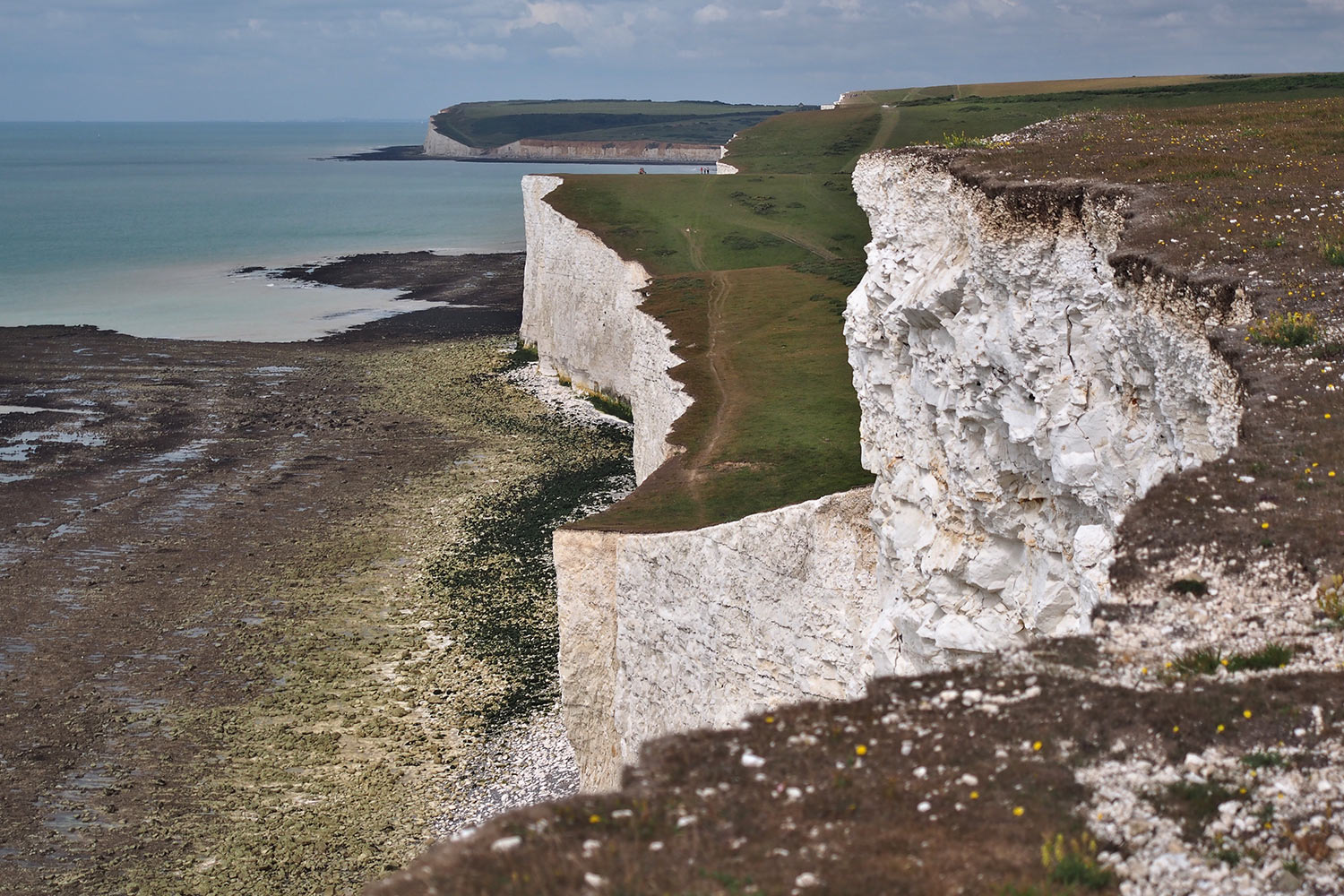 Sieben Schwestern Wanderweg . bei Birling Gap . England (Foto: Andreas Kuhrt 2016)